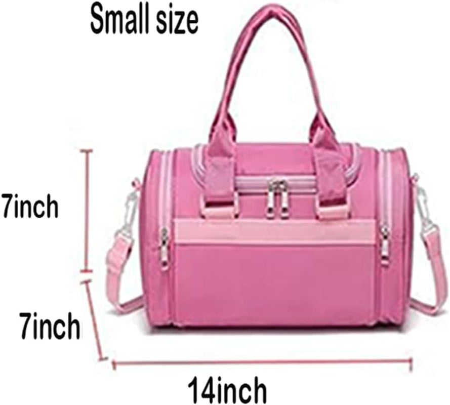 Kids Ballerina Dance Bag for Girls, Duffel Is the Perfect Size for Ballet Class,Dance Recitals ,Weekend Overnight, Short Trips,Carry-On Size