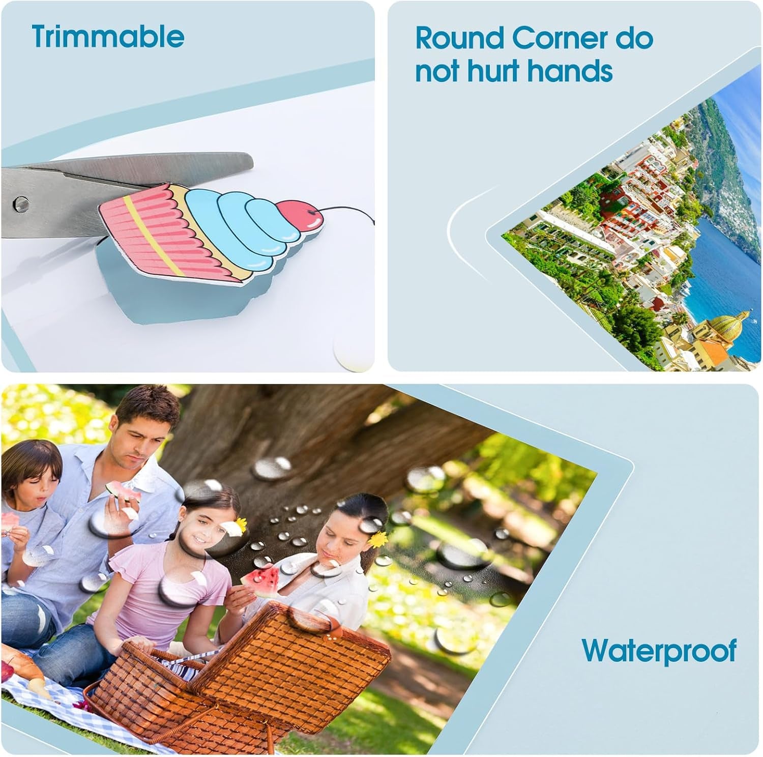 Laminating Sheets Thermal Laminate Pouches, Hold 11 X 17 Inch Sheet 25 Pack, 5 Mil Clear Laminated Pouch 11.5 X 17.5 Inch Lamination Paper for Laminator, round Corner, Home & Office